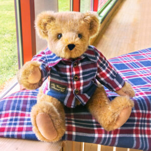 15 In. Vermont Flannel Bear, Liberty Plaid