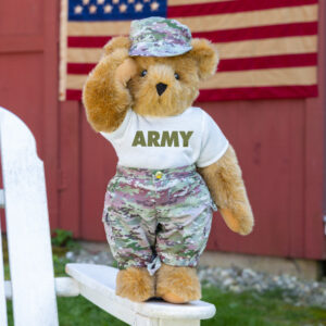 15 In. Honorable Hugs Camouflage Bear