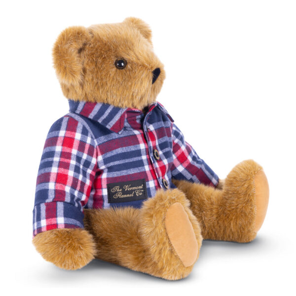 15 In. Vermont Flannel Bear, Liberty Plaid - Image 4