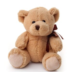 Brown Bow Buddy – Classic Plush Teddy Bear