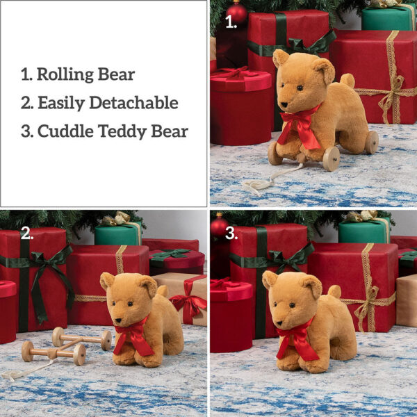 12 In. Rolling Bear Toy - Image 3