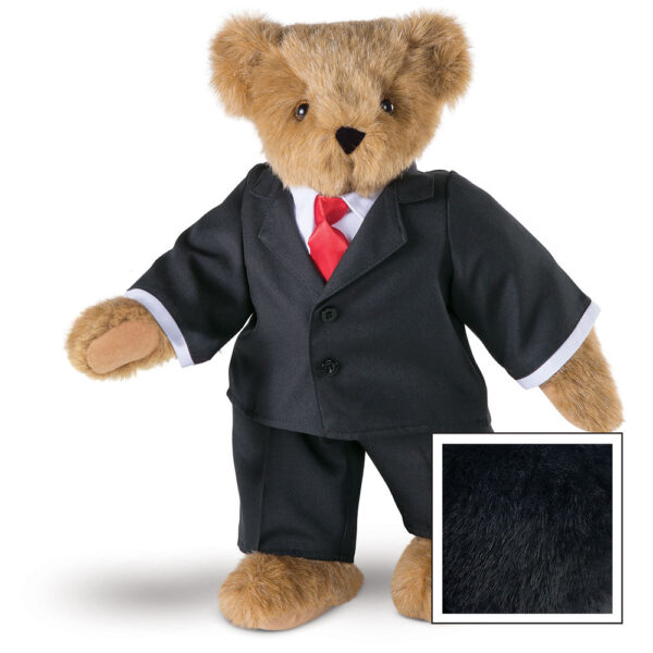 15 In. Business Bear, Black Suit - Image 7
