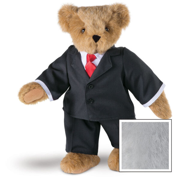 15 In. Business Bear, Black Suit - Image 2