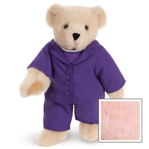 15 In. Business Bear, Purple Suit - Image 5